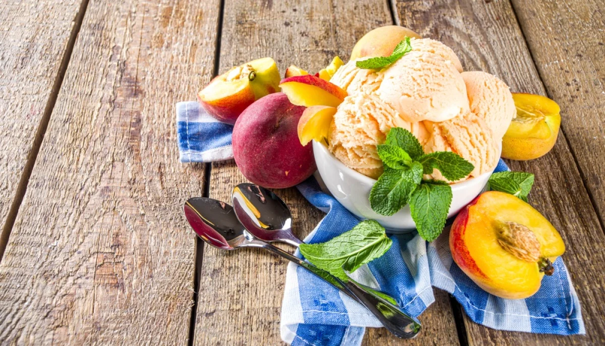 🍑Sorbet pêche maison