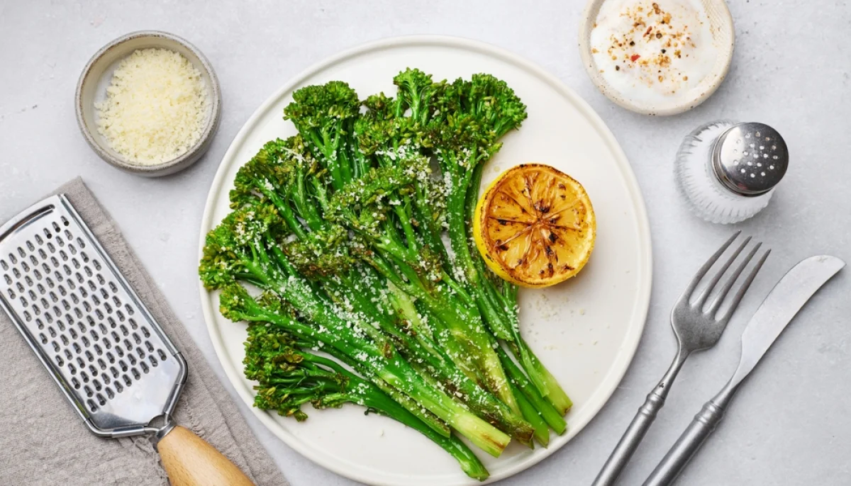 🥦Brocoli rôti au parmesan et citron