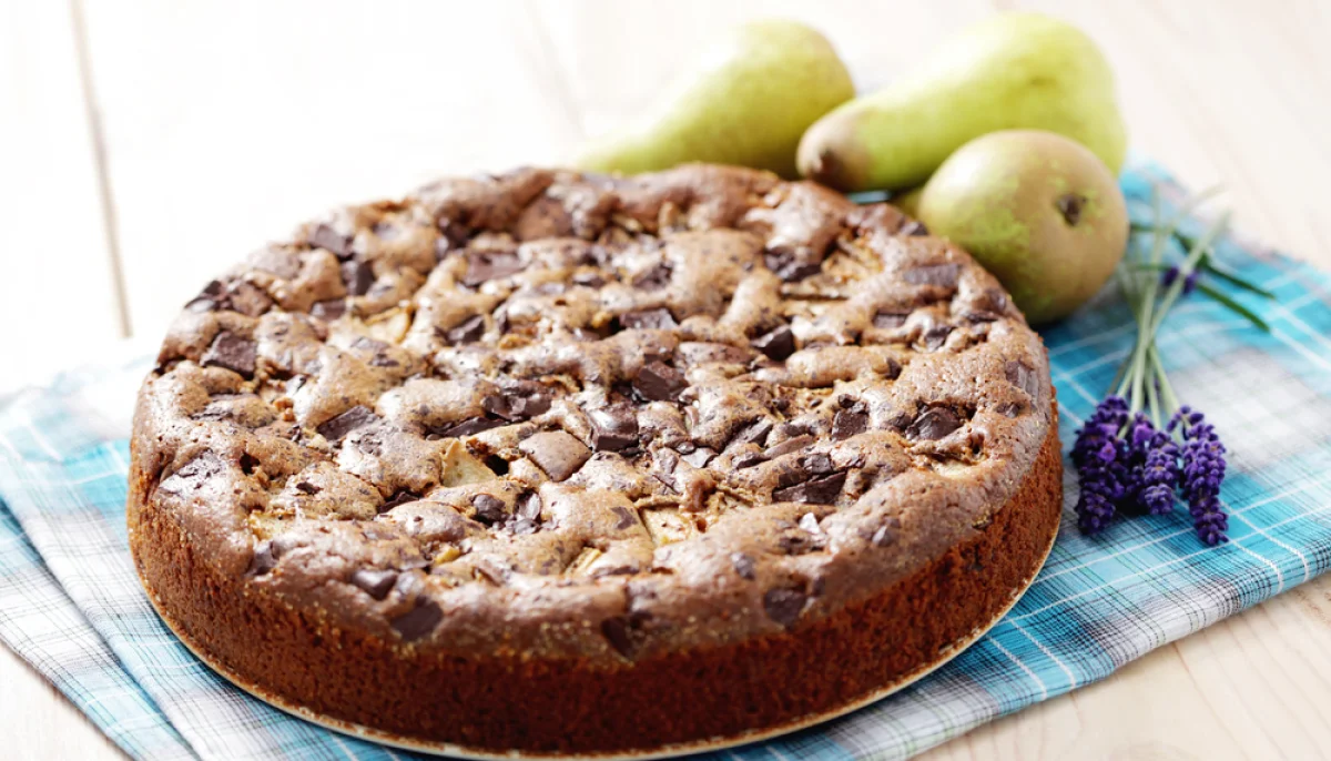🍐Cake moelleux aux poires et pépites de chocolat