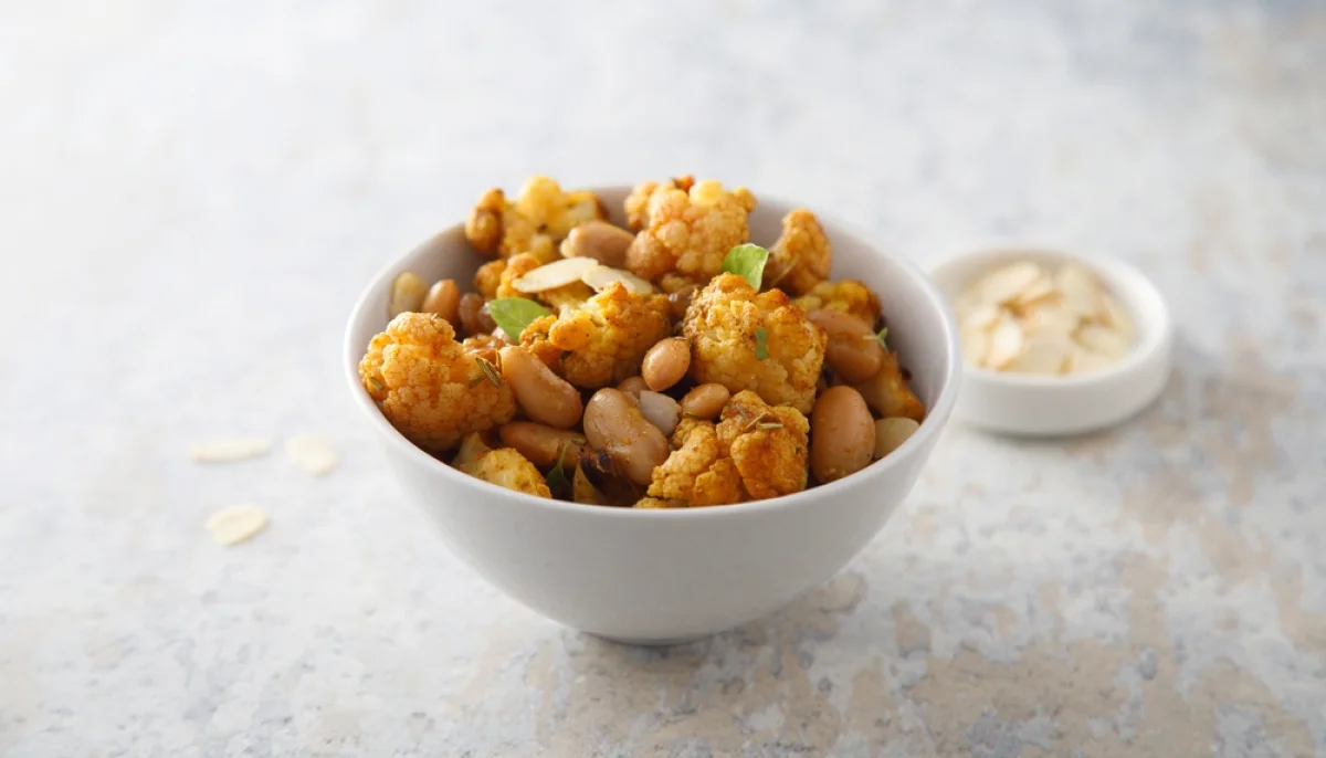 🥦Chou-fleur rôti aux haricots blancs et au paprika
