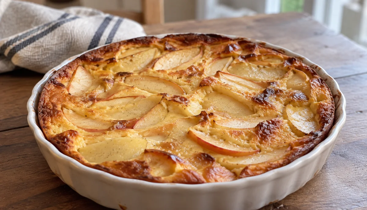 🍎Clafoutis pomme, poire et vanille