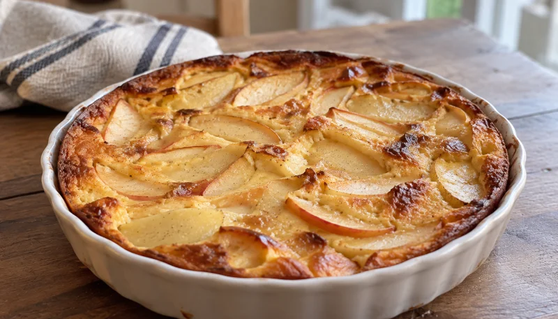 🍎Clafoutis pomme, poire et vanille