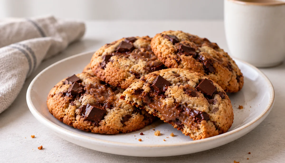 🍪Cookies à la crème de marrons et chocolat noir