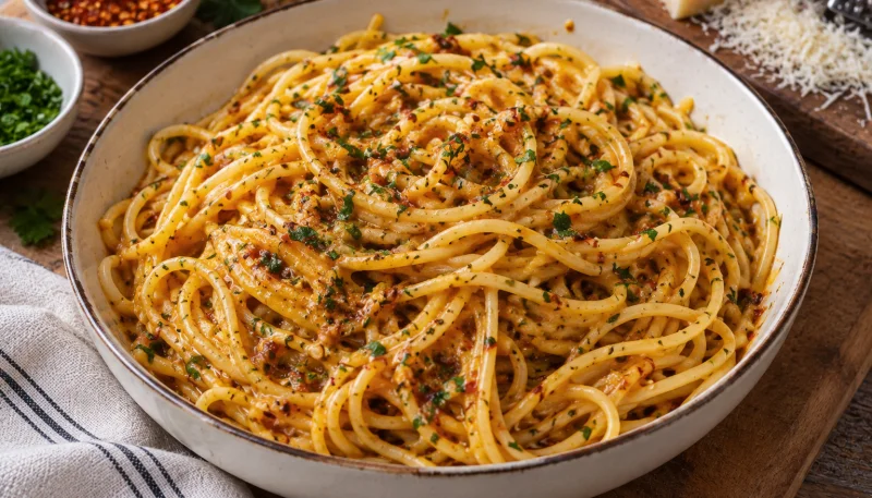 🍝 Cowboy butter spaghetti : les pâtes ultra-gourmandes qui font parler d’elles sur les réseaux