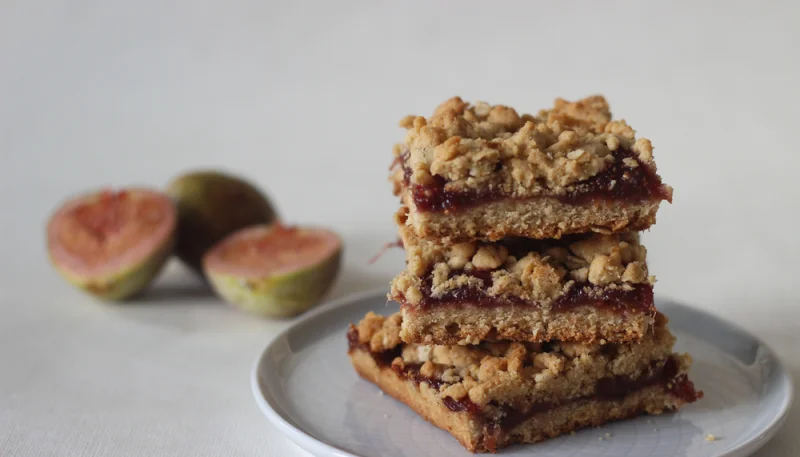 🥧Crumble de figues aux amandes