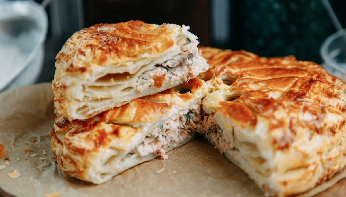 🥐Feuilletés aux poireaux et saumon