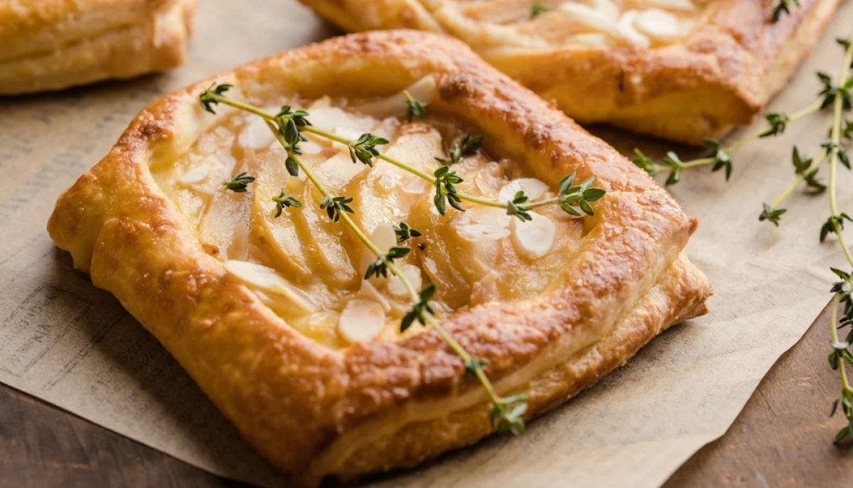 🥐Feuilletés aux poires et amandes