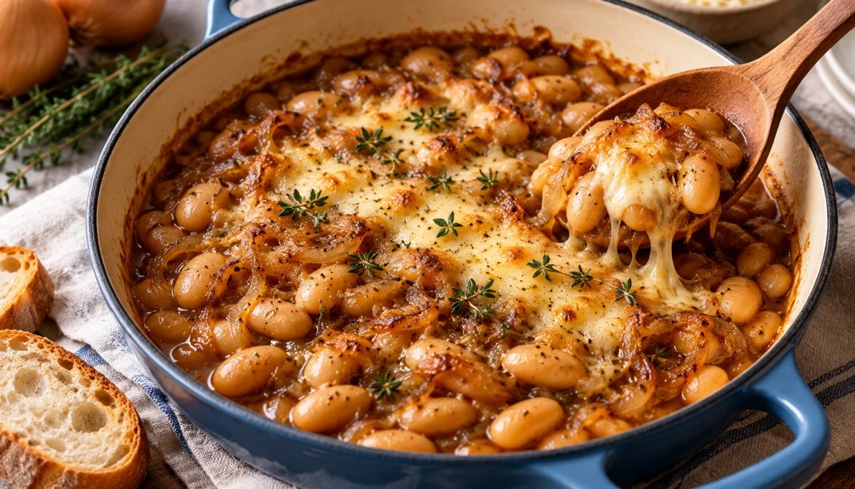 🫘 French onion beans : ces haricots façon soupe à l’oignon sont le plat réconfortant du moment