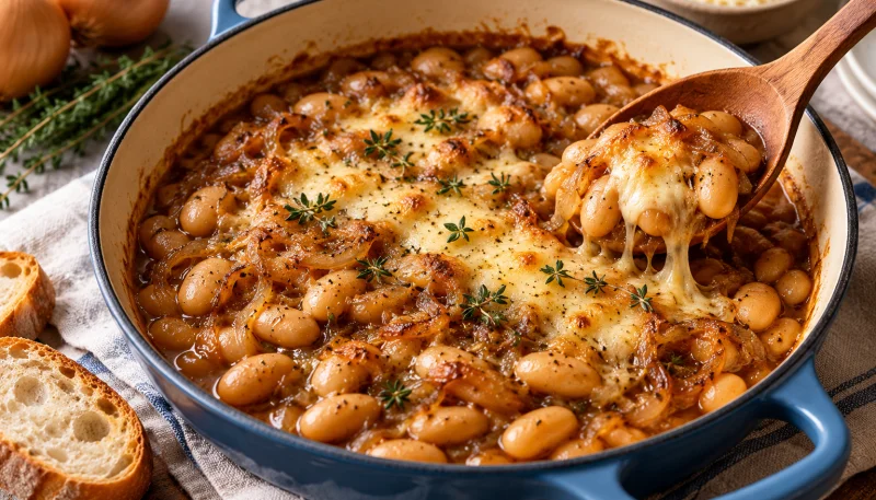 🫘 French onion beans : ces haricots façon soupe à l’oignon sont le plat réconfortant du moment