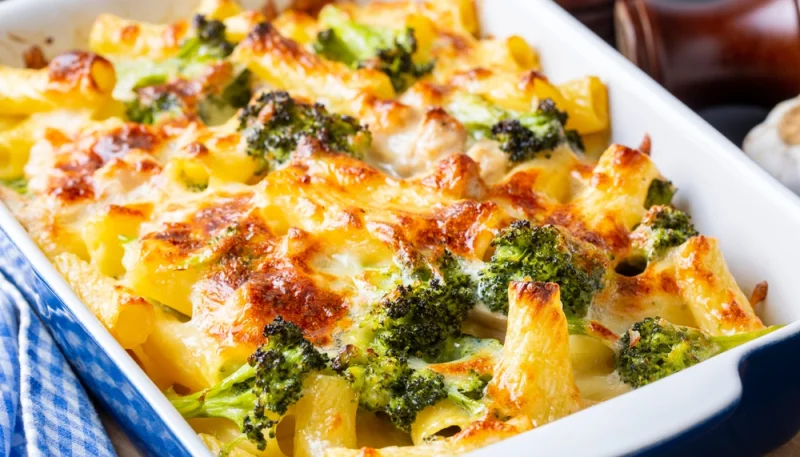 🥦Gratin de brocoli, poulet et mozzarella