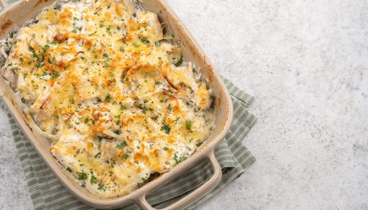 🥬Gratin de chou vert aux pommes de terre et lardons
