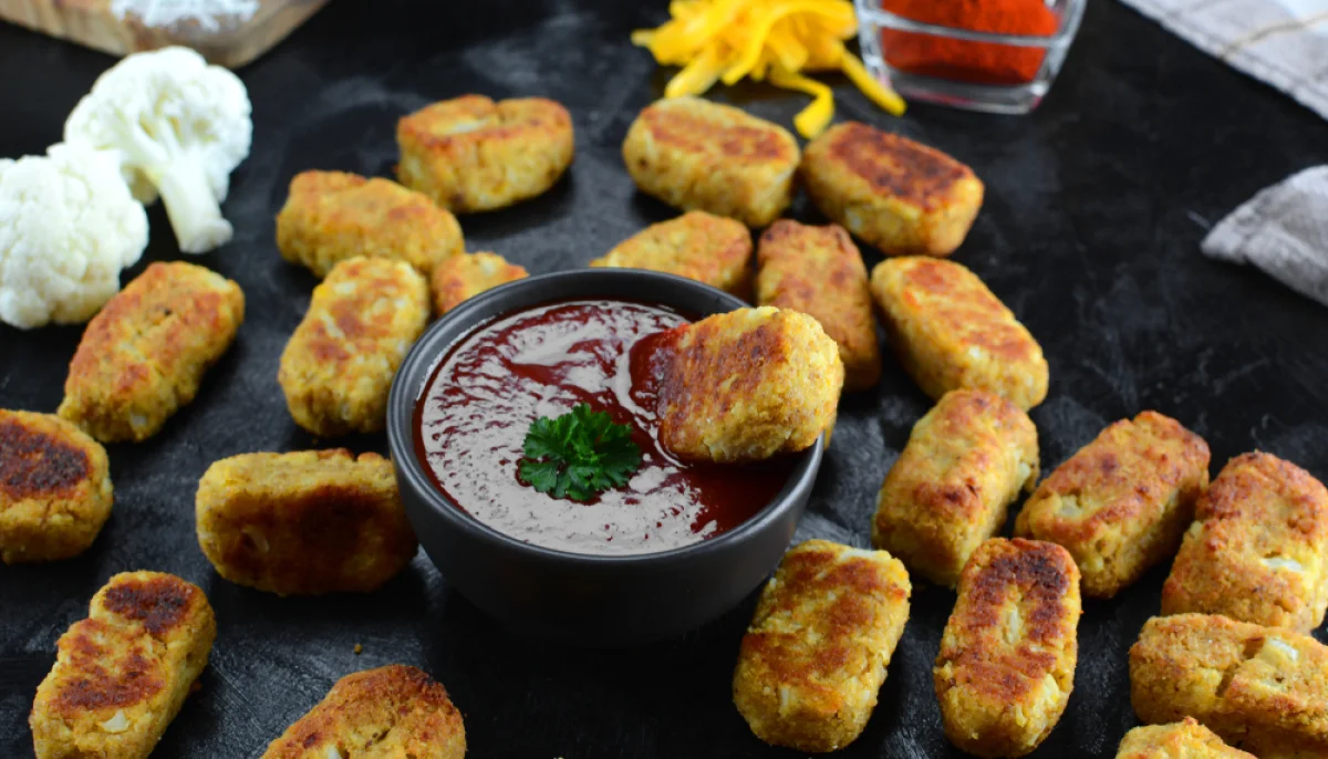 🥦Nuggets de chou-fleur croustillants au four