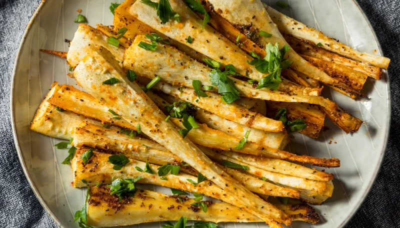 🥕Panais rôtis au sirop d’érable et moutarde