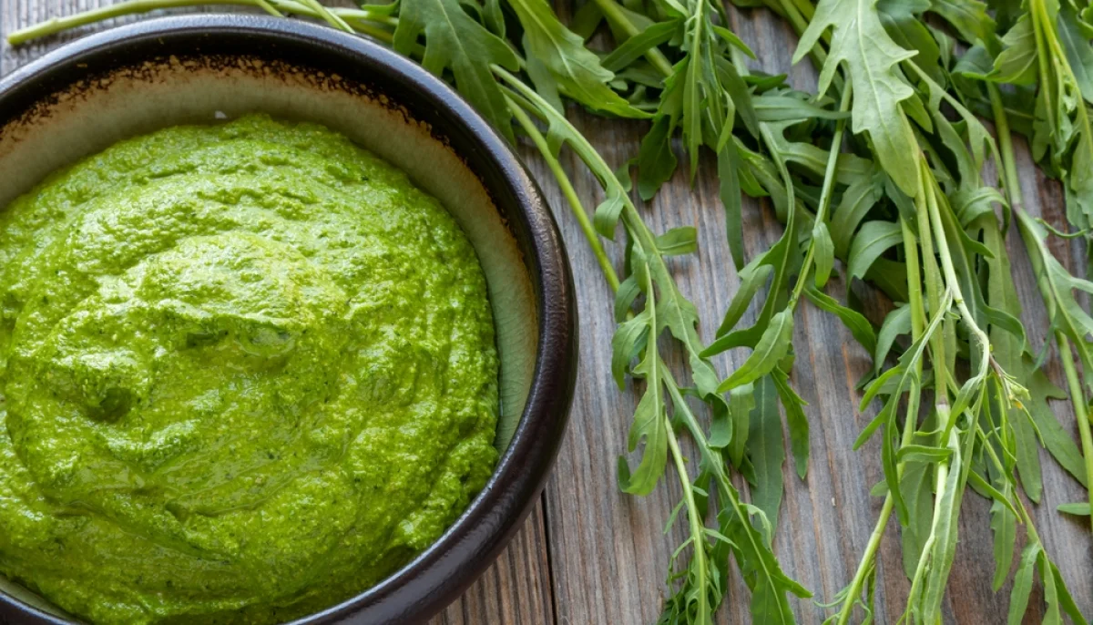 🌿Pesto de roquette et noix