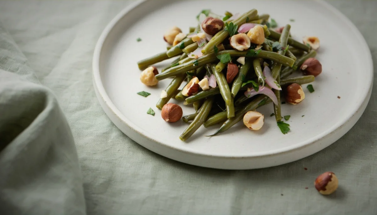 🍳Poêlée de haricots verts aux noisettes