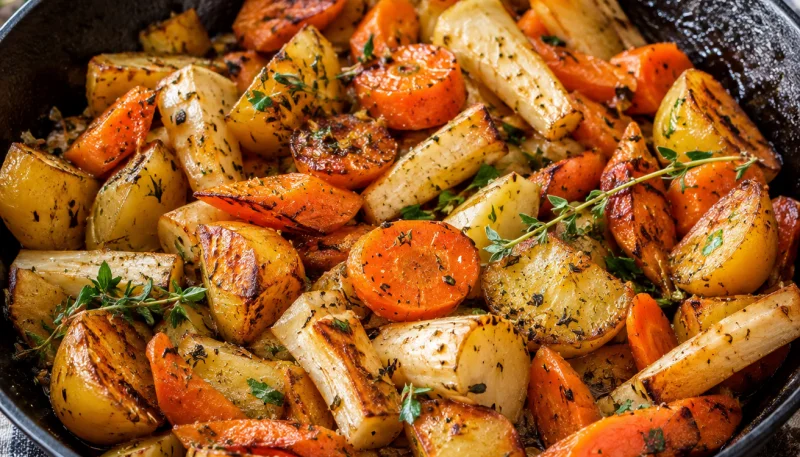 🥕Poêlée de panais, carottes et pommes de terre