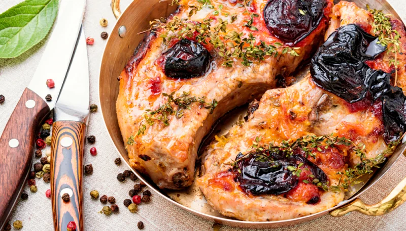 🥩Porc sauté aux prunes