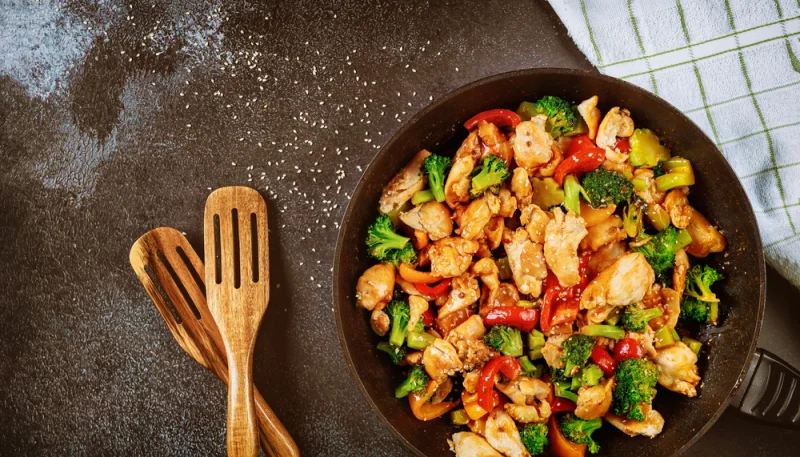 🍗Poulet au brocoli, miel et sauce soja