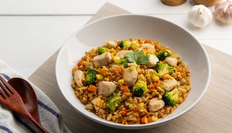 🍚Riz sauté au brocoli et œuf