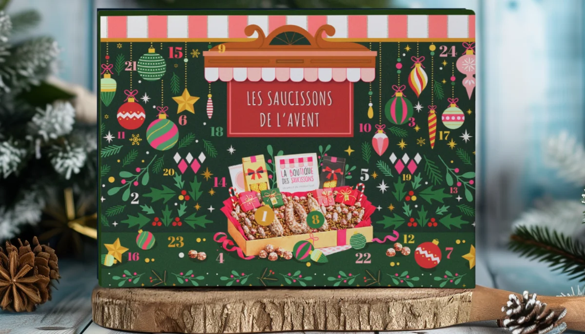 Calendrier de l'Avent saucisson : une alternative gourmande aux calendriers traditionnels