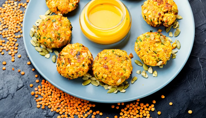 🥕Boulettes de lentilles et carottes au four