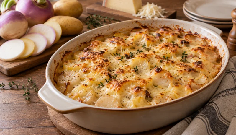 🥔Gratin de navets, pommes de terre et comté