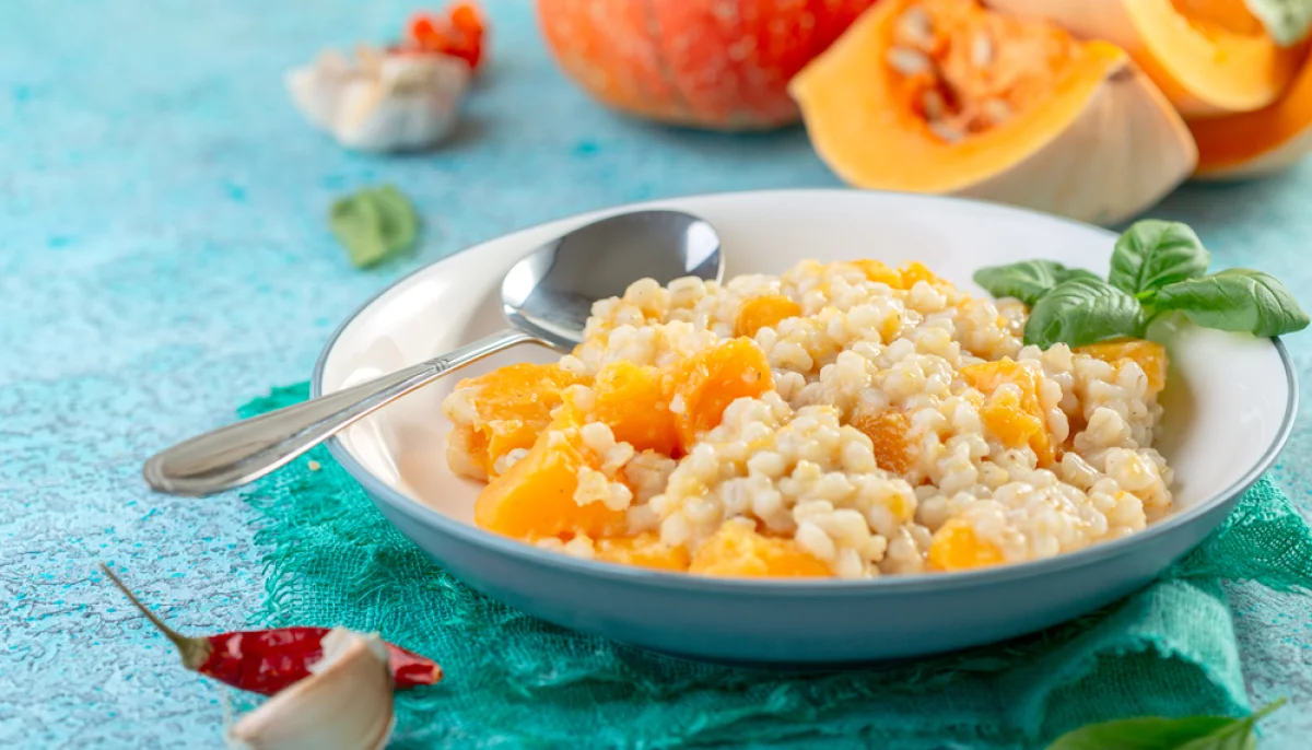 🎃Risotto d’orge au potimarron