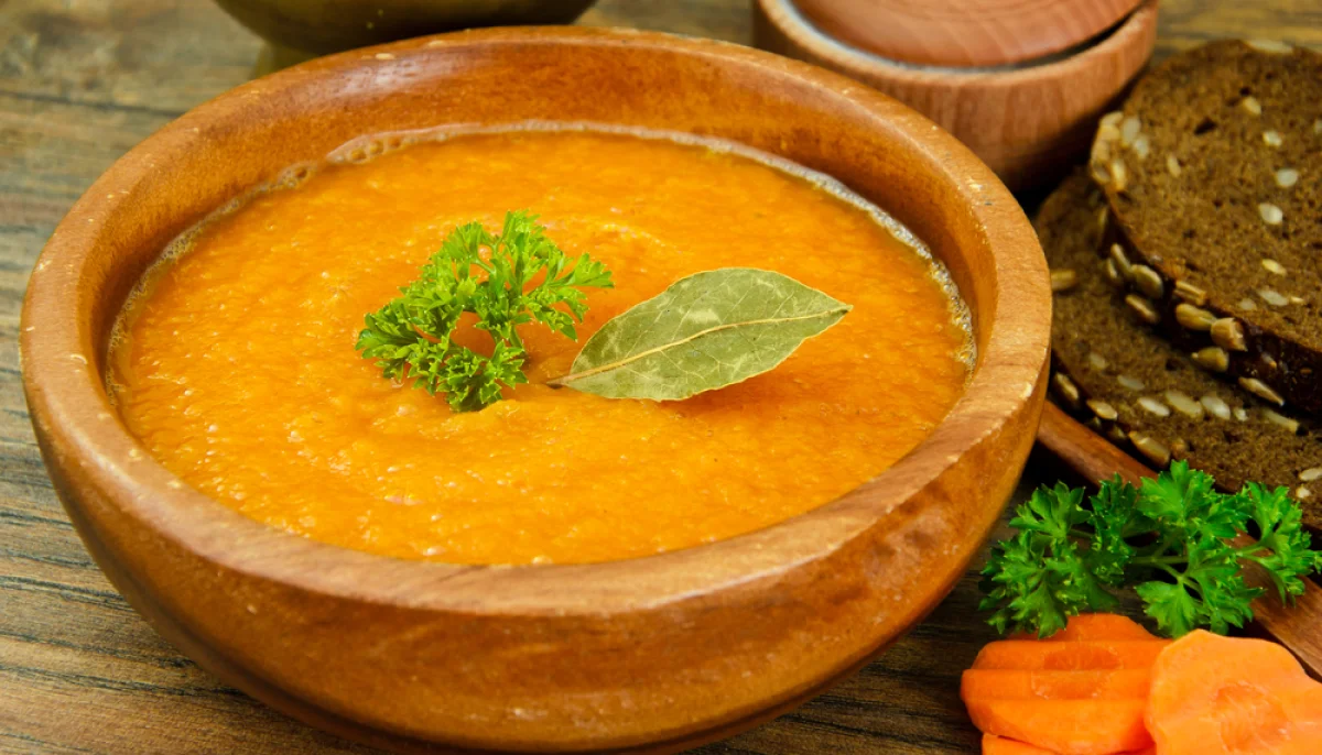 🥕Soupe de carottes au sarrasin et au cumin