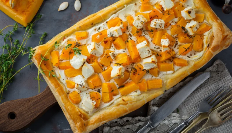 🎃Tarte fine au potimarron et à la ricotta